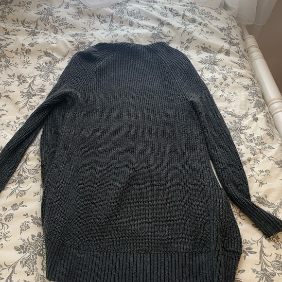 American Eagle Grey Cardigan M - Picture 3 of 4